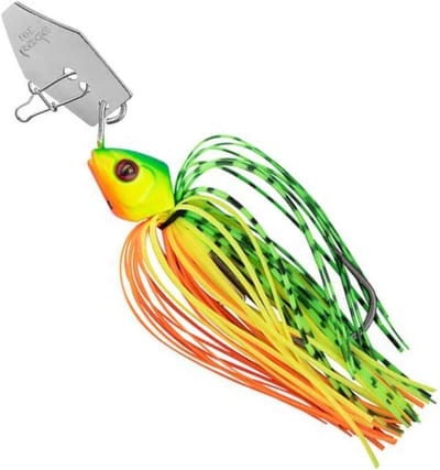 Spinner Aas - Jigkop Lokaas - Roofvis Vangen - Sterk Roterend Blad - 12 gram - Firetiger