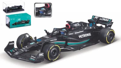 Bburago Mercedes-Benz Amg - Modelauto - Schaal 1:43 - Zwart/Turquoise