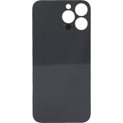 Telefoon Achterkant Vervanging voor 13 Pro Maximum Grijze Kleur Telefoon Achterkant Glas Cover Vervanging met black