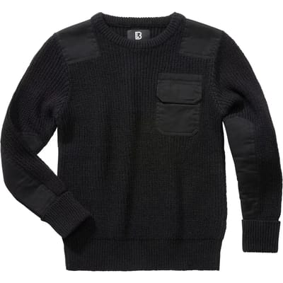 Brandit Sweatshirt voor kinderen - Kids BW Pullover - voor Kinderen - zwart