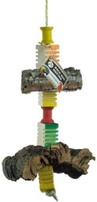 Back zoo nature- speelgoed papegaai- speelgoed parkiet- corky toy medium