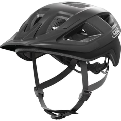 Fietshelm ABUS ADURO 3.0 velvet black M - 52-58 cm - zwart - Geschikt voor gebruik op elektrische fietsen - stadsfietsen - 300 g