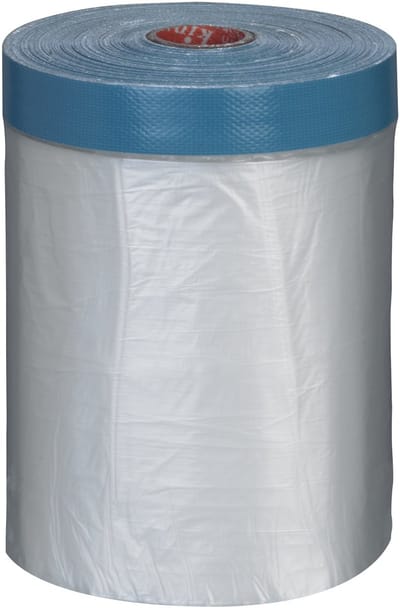 Kip 3833 - Weefsel Masker - Blauw - 1500mmx20m - Textiel afplaktape met PE-laag voor vlot afdekken - Statisch hechtend voor binnen en buiten - Temperatuurbestendig tot 30°C