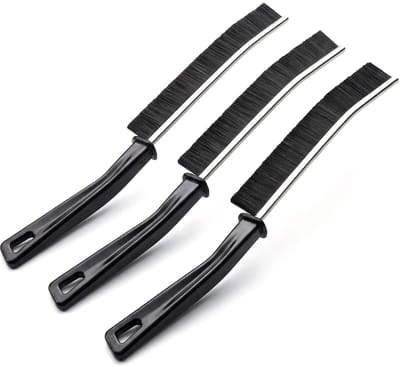 Voegenborstels Set - 3 Stuks - Diepe Reinigingsborstels voor Voegen, Hoeken & Kieren - Multifunctioneel - Voor Badkamer, Keuken, Toilet, Ramen & Tegelvloeren