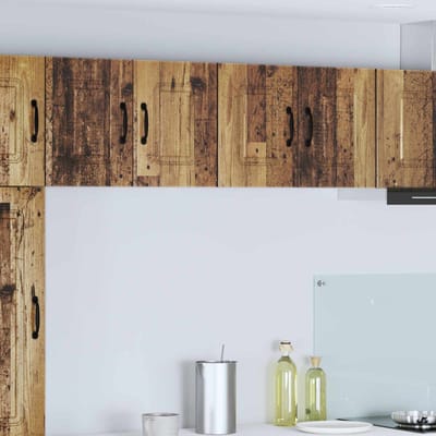 vidaXL - Vaatwasserpaneel - Kalmar - 2 - st - Oudhout - Bewerkt - hout