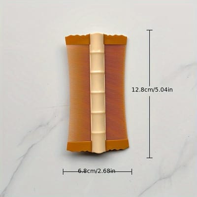 Peigne Anti-Poux et Lentes Double Face Ultra Dense - Élimine Efficacement les Poux, les Lentes et les Pellicules Volatiles, Manche Ergonomique en Plastique ABS jaune