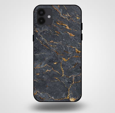 Smartphonica Telefoonhoesje voor Samsung Galaxy A04 met marmer opdruk - TPU backcover case marble design - Goud Grijs geschikt voor Samsung Galaxy A04