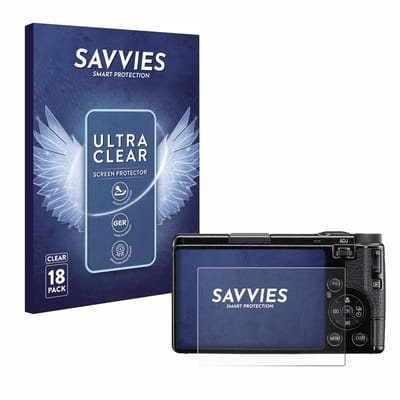 Savvies - Screenprotector voor Ricoh GR IV 2025 / HDF - Folie Beschermfolie transparant 18 Stuks