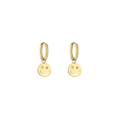 Oorbellen Smilies - Yehwang - Oorbellen - One size - Goud