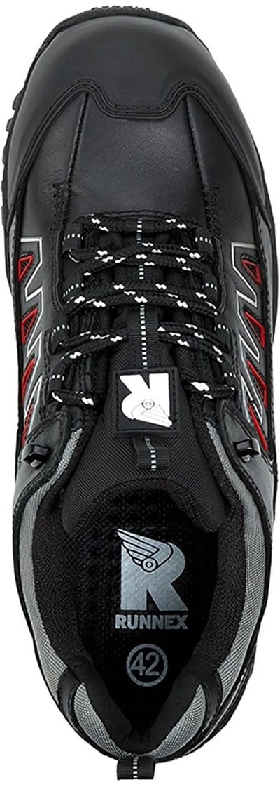 RUNNEX S3-veiligheidsitshalbschoen LightStar Zwart/Rood