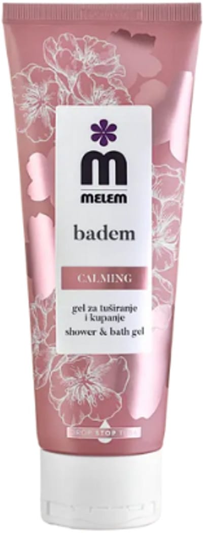 Calming 2in1 Douche & Badgel - Melem | 1x 250 ml - Amandelolie | Shower & Bath Gel - Hydraterend & Verzachtend