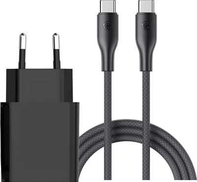 20w usb C Oplader + usb C Kabel 3 Meter - Oplader geschikt voor Galaxy A57, A56, A55, A36, A35, A34, A33, A26, A25, A24, A23, A17 5G, A16, A15