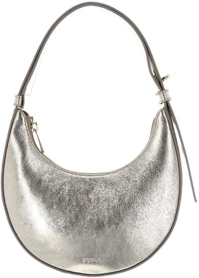 FURLA Leren schoudertas avondtas Delizia Mini Shoulder Bag Vaniglia goudkleurig