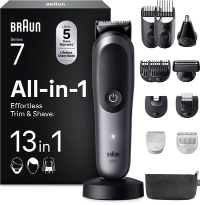 Braun All-in-One Series 7 AIO7560 Style Kit – Baardtrimmer - Tondeuse - Gezichtstrimmer en Lichaamstrimmer in 1