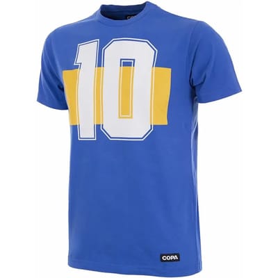 COPA - Boca Nummer 10 T-Shirt - Heren - Blauw - XS