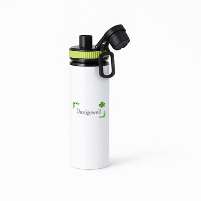 Hacebo® - Collega cadeau - waterfles met draaidop groen - Collega - Collega met opdruk - Collega kado - Collega cadeau - Collega afscheid - Klavertje vier - verjaardag - liefste Collega - Leuk kado om te geven - water fles - 850ML