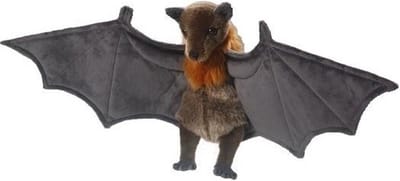 Carldick pluche vliegende hond vleermuis knuffel - 60 cm - vleermuizen - dieren knuffels