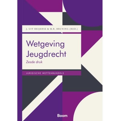 Wetgeving Jeugdrecht - Boom Juridische Wettenbundels