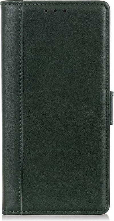 Shop4 - Geschikt voor Samsung Galaxy A31 Hoesje - Wallet Case Grain Groen