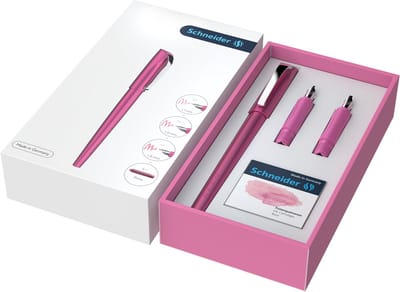 Schneider Giftbox Callissima Roze - Vulpen met punt 1.1mm en extra penpunten 1.5 en 1.8mm - S-143809