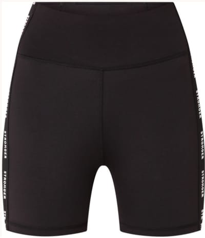 Stronger - Rise Bike Shorts - Fietsshort - Dames - Zwart - Maat L
