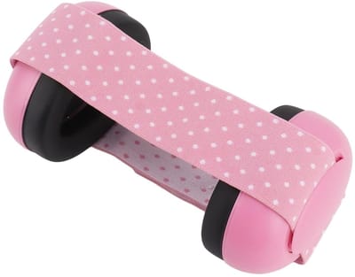Baby Oorbeschermers - Baby Koptelefoon Gehoorbescherming - Baby Gehoorbescherming - Huidvriendelijk Comfort - 9 x 9 x 9 cm - Roze