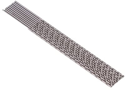 Dailygoods - Extra Lange Spiraalboren - HSS-boorset 200 mm - Voor Houtbewerking - 10 Stuks - Snel en Nauwkeurig Boren - Geschikt voor Non-ferrometalen