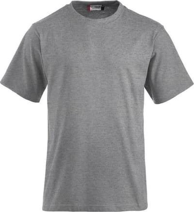 Clique Classic-T 029320 - Grijs-melange - 4XL