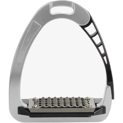 Acavallo Beugels Acavallo Arena Alupro Alu/Zwart - 12cm | Rood | Stijgbeugels en Beugelriemen
