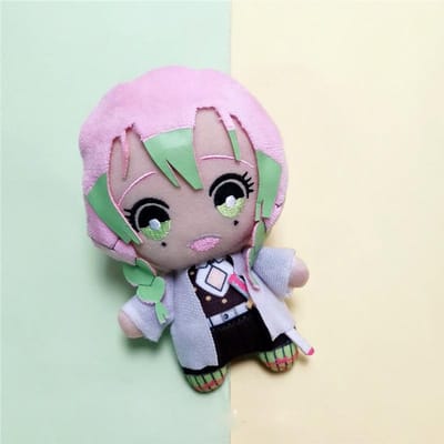 15cm Anime Demon Muichiro Tokito Pluche Sleutelhanger Zacht Knuffeldier Voor Kinderen Kinderen Cadeaus Schattige Hanger 15cm