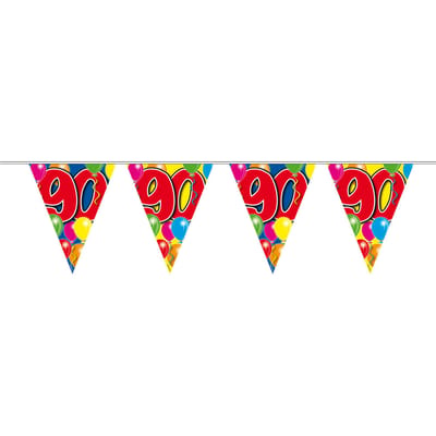 Folat - Vlaggenlijn 90 jaar Ballonnen (10 meter)