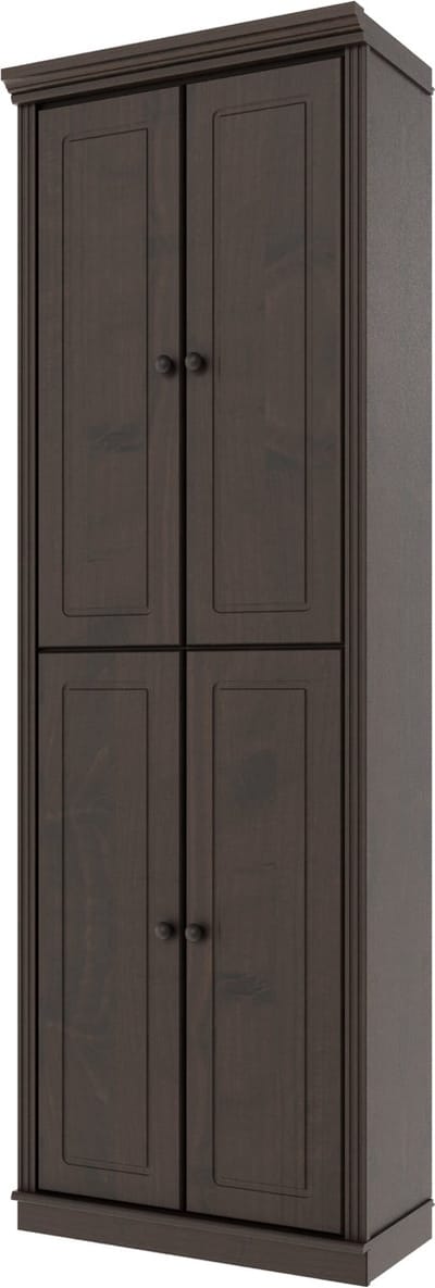 Anita- Boekenkast Houten Deuren 4 pcs HL