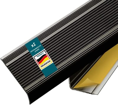 Traprandprofiel L-vorm - Trapneus profiel - Trap afwerking - Zonder boren - 100 cm - Brons