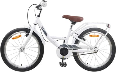 Kinderfiets - Jongensfiets Meisjesfiets - Buiten Fietsen - Verstelbare Handvatten - 20 inch - Wit