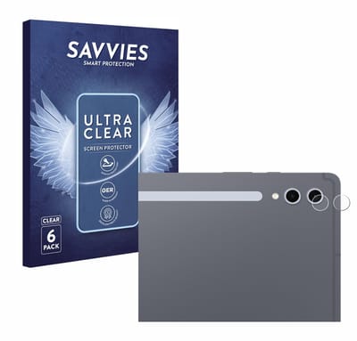 Savvies - Screenprotector voor Samsung Galaxy Tab S10 Ultra 5G (ALLEEN Camera Lens) - Folie Beschermfolie transparant 6 Stuks