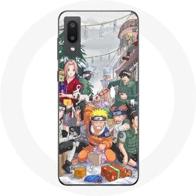 Coque pour Samsung Galaxy A02 Naruto Christmas Day Anime Manga