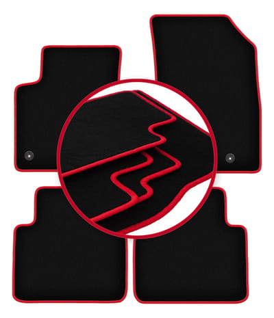 CARLUX-RED automatten voor: Opel Crossland X crossover (2017-)