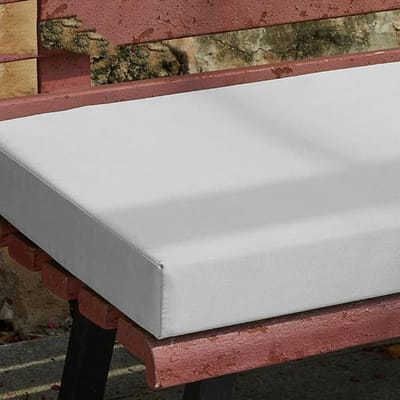 Tuinkussen Bank - Schommelkussen Terras - Buiten Zitten - Waterdichte Polyester - 100x35x5cm - Grijs