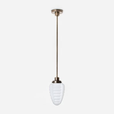 Hanglamp Parole 20's Brons - Art Deco Trade