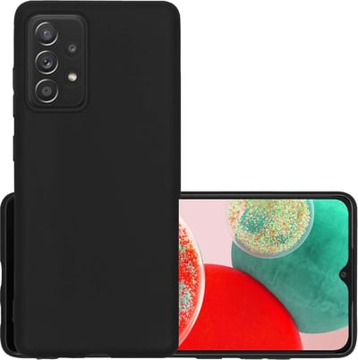 Hoesje - Geschikt voor Samsung Galaxy A23 - Sterk & Shockproof - Hoes Cover - Siliconen Case - Zwart