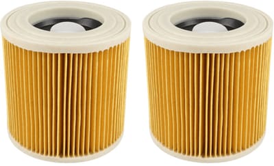 2x Patroonfilter geschikt voor Kärcher WD1, WD2, WD3 en A series