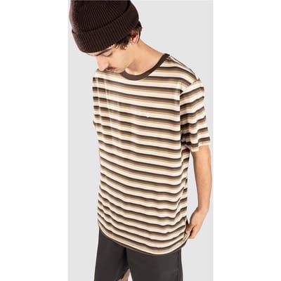 Volcom Level Stone Crew T-Shirt bruin