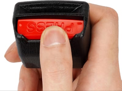 1 Stuk Auto Gordel Gesp - Autogordel Clip - Veiligheidsgordel Clip - -Autogordel Verlenggesp - Comfortabel en Veilig Autorijden - Gesp Plug Clip Auto - Zwart