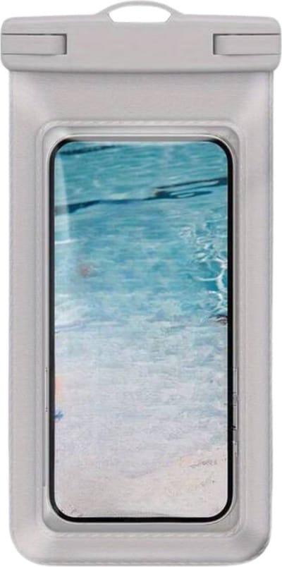 Livano Waterdichte Telefoonhoesjes - Waterdicht Telefoonzakje - Waterproof Festival Opbergtasje - Documententasje - Waterbestendig - Grijs