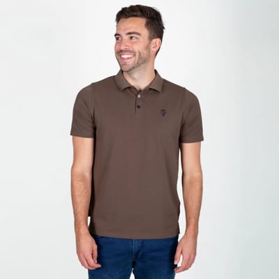 Heren Polo Willemstad - Donkerbruin