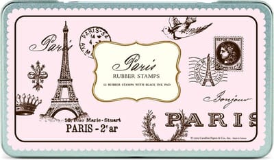 Stempelset Parijs Cavallini & Co Stempels Paris