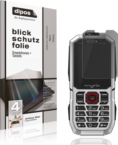 dipos – Matte Privacy Screenprotector geschikt voor Myria Enduro | Anti-Spy Beschermfolie