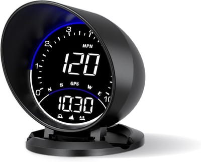 Universele GPS Snelheidsmeter HUD Head-Up Display Auto met Oversnelheidsalarm