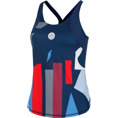 BIDI BADU New York 2024 Tanktop Dames-Donkerblauw,Veelkleurig