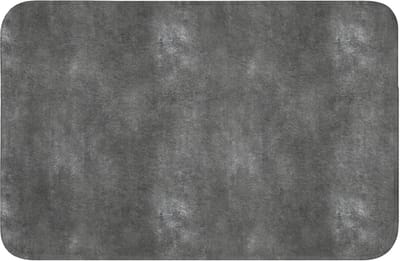 Badmat 60x40 cm - Antislip - Donkergrijs - Ruw - Beton - Badmatten voor badkamer - Badkamermat - Douchemat - Badkamer mat